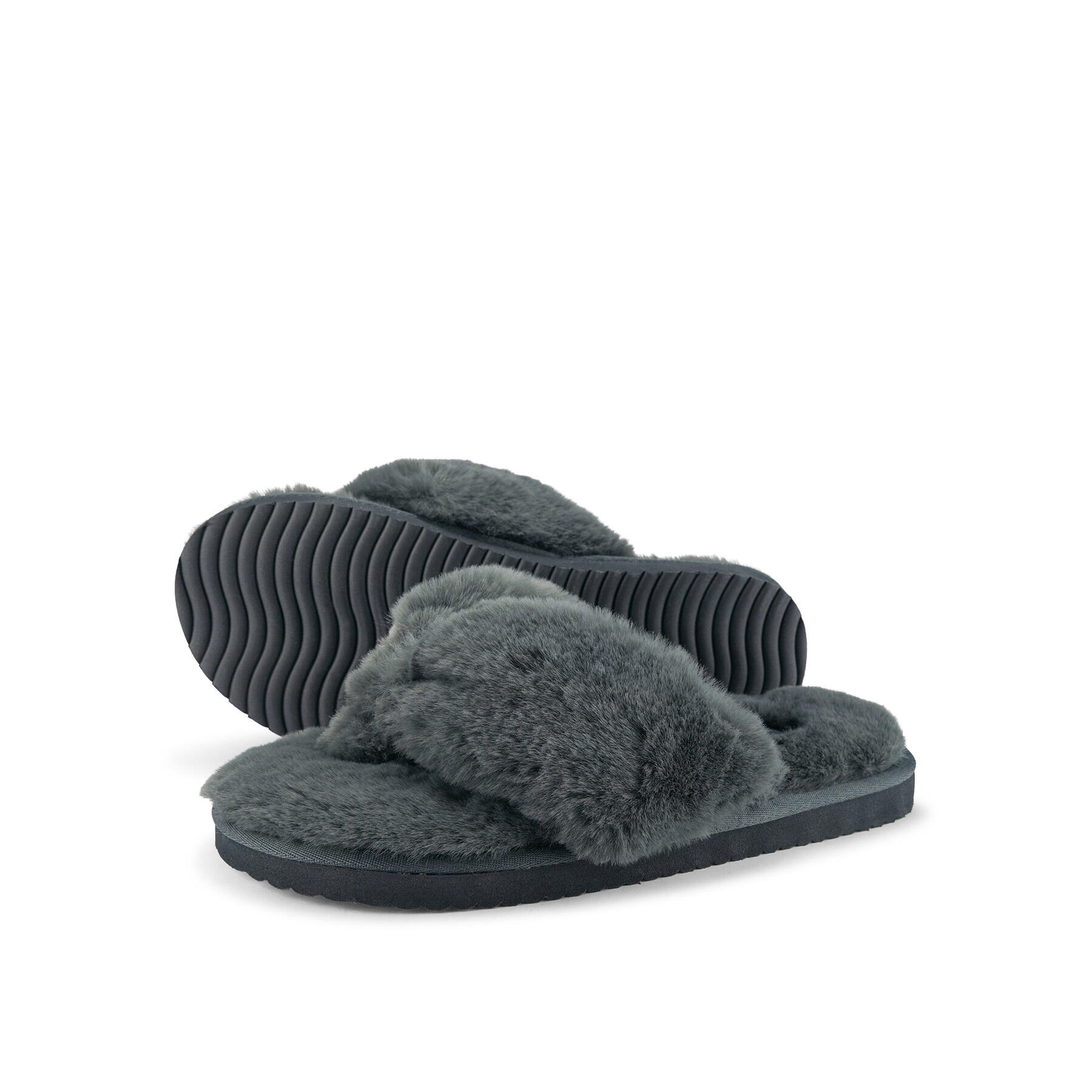 FLIP FLOP Vrouwen Flip Flop Origineel Bont Camping Slippers