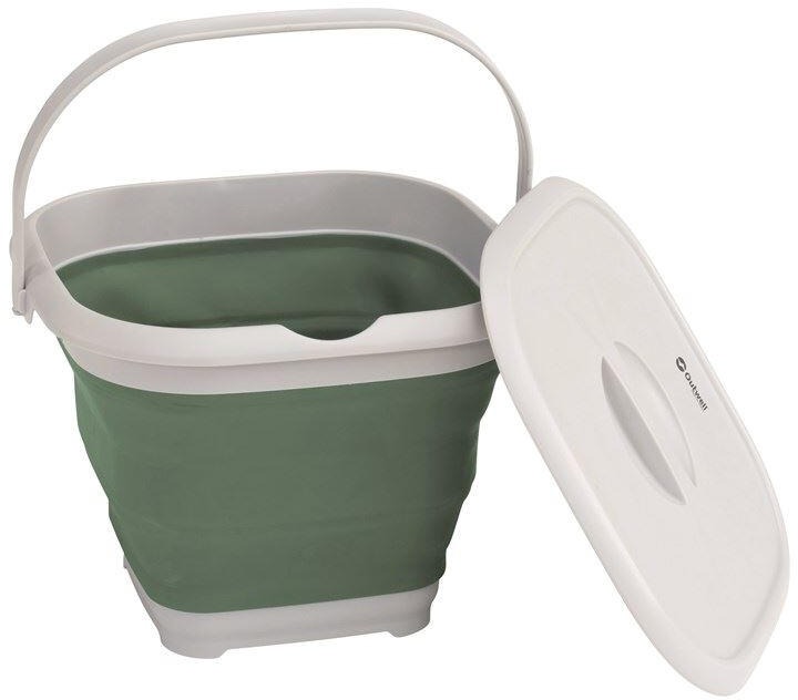 Outwell 651121 Collaps Bucket Square W/Lid Shadow Green 2/5