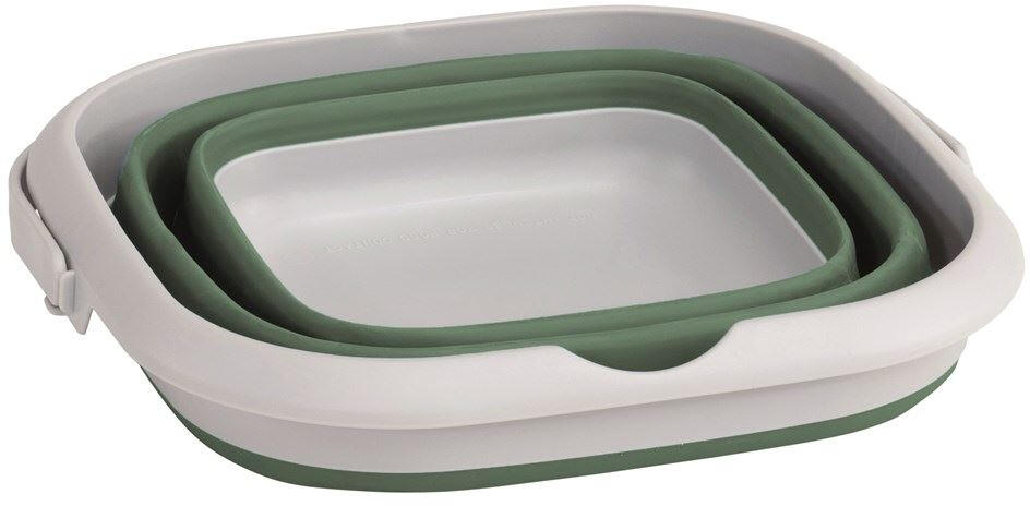 Outwell 651121 Collaps Bucket Square W/Lid Shadow Green 3/5