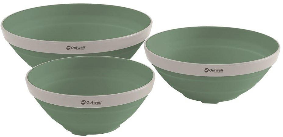 Outwell 651118 Collaps Bowl Set Shadow Green 1/3