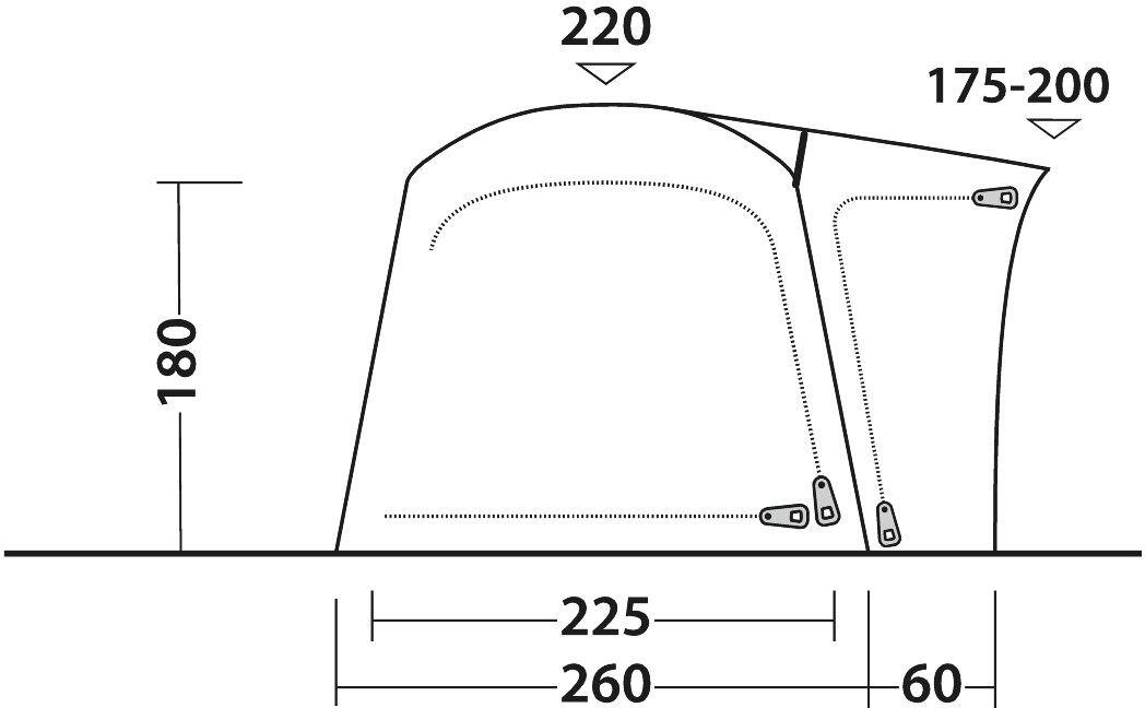 Outwell 111243 Vehicle Awning Bremburg Air 7/7
