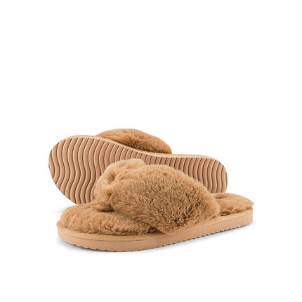 Damen original*fur 2 Sandalen Schwarz