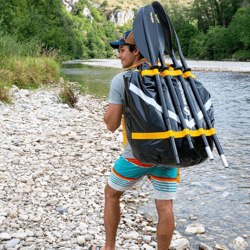 Kayak hinchable - Montreal - 3 personas - incl. bolsa, manómetro y aleta