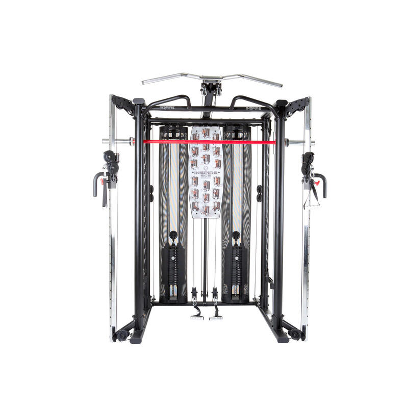 SCS Smith Cage System - avec Banc du Musculation - Noir