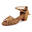 Sapatos de dança de salão Burtan havana, salsa nude, 3,5 cm