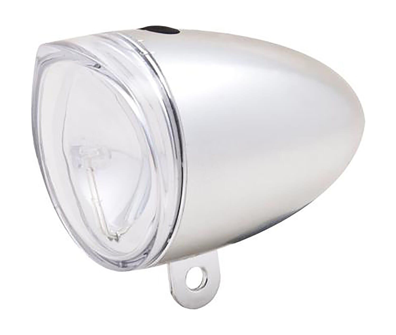 Faro anteriore Axa Spanninga Trendo XB cromato 15 lux 3xAA. 1/4