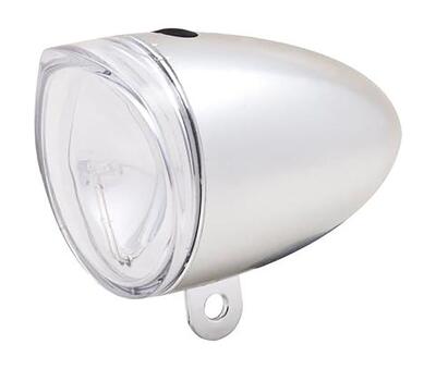 Koplamp trendo xb batterij 15 lux chroom