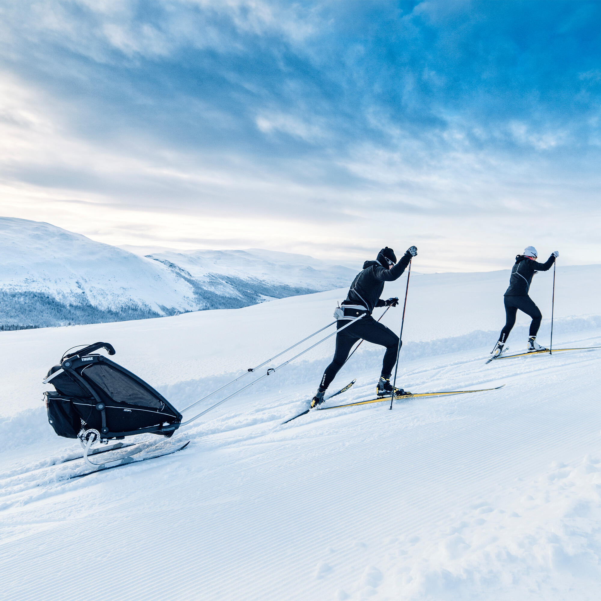 Kit de conversion Thule Chariot cross-country skiing kit 3/4