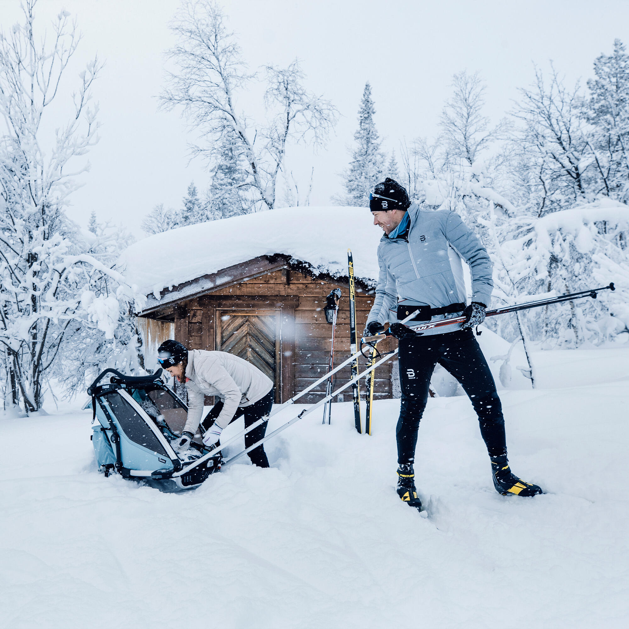 Kit de conversion Thule Chariot cross-country skiing kit 4/4
