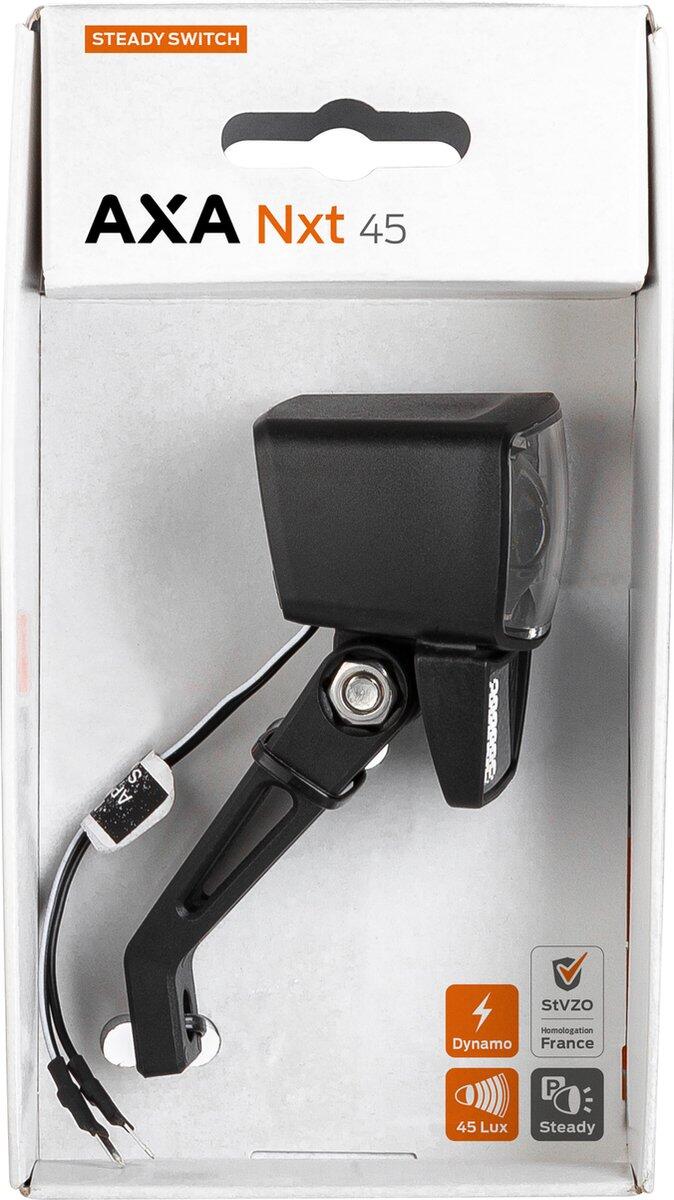 Fanalino anteriore bici Axa Nxt 45 Dinamo Led 45 Lux 3/5