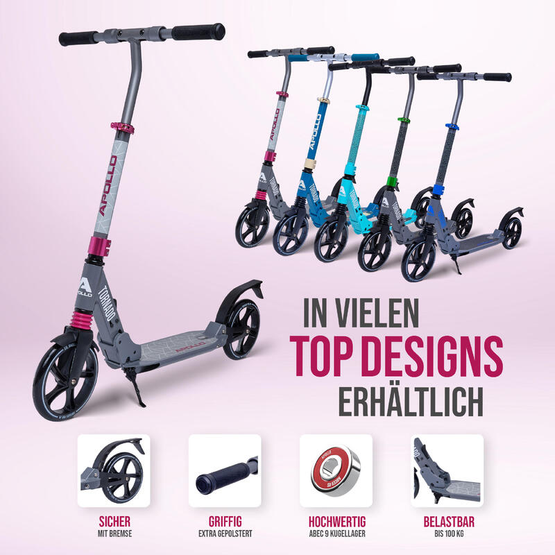 High End Scooter Erwachsene - Tornado 2.0 - City Roller