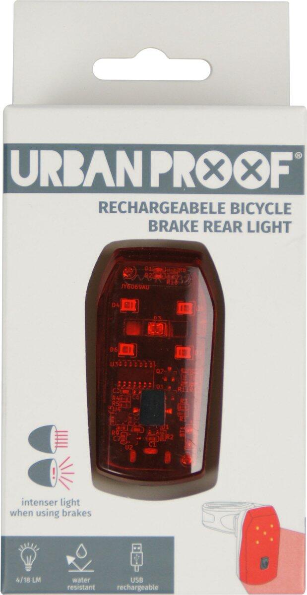 Aval de frein à feu arrière à l'épreuve arrière urbain rechargeable 3/4