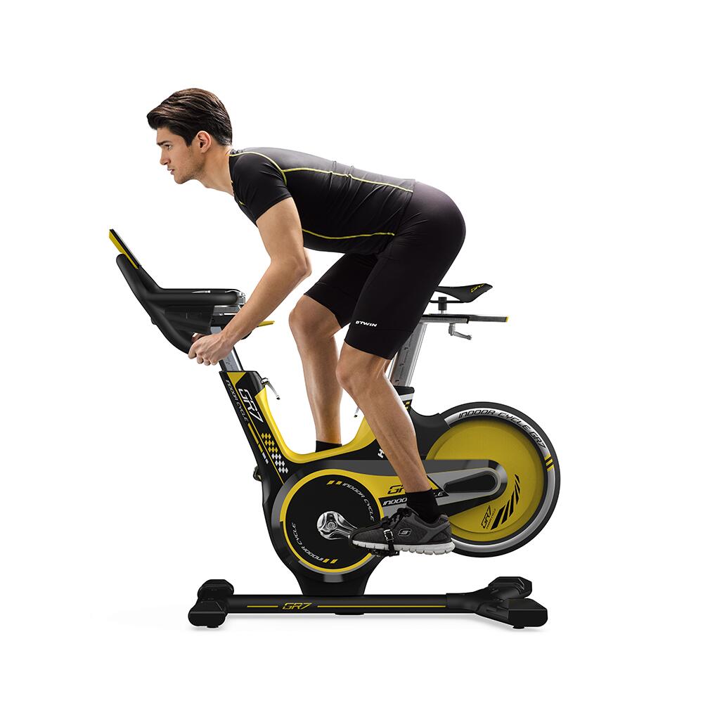 Horizon GR7 Vélo indoor – Frein à induction, Rear Drive System, App fitDisplay 4/7