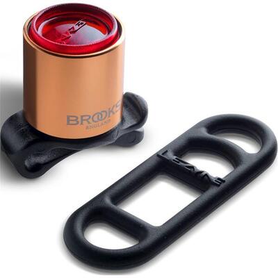 Brooks achterlicht femto batterij koper