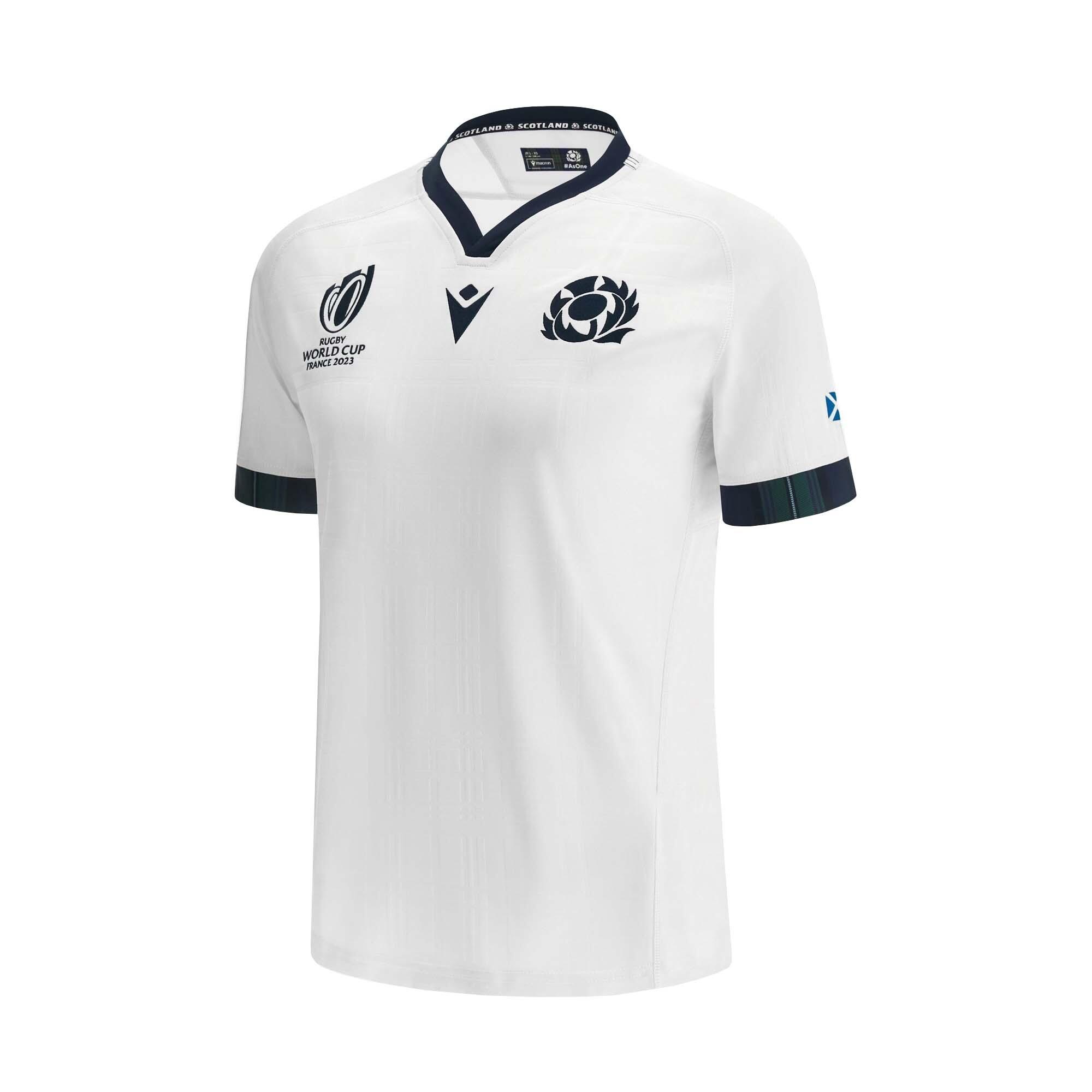 Macron Scotland Rugby World Cup 2023 Mens Away Shirt 1/6