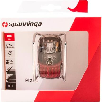 Spanninga Arrière Light Pixeo XB Batterie Fender Chrome