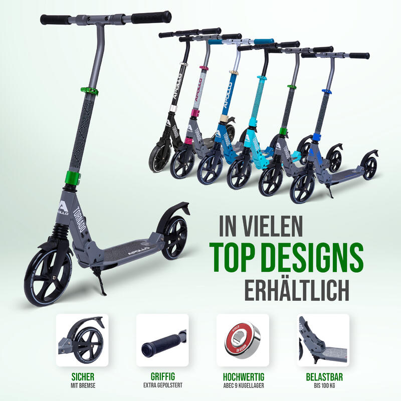 High End Scooter Erwachsene - Tornado 2.0 - City Roller