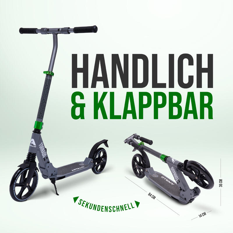 High End Scooter Erwachsene - Tornado 2.0 - City Roller