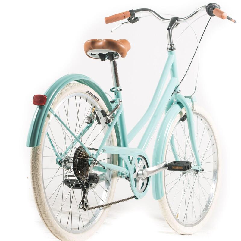 Bicicleta Retro d cidade Capri Carolina 24"  Aquamarine 6V