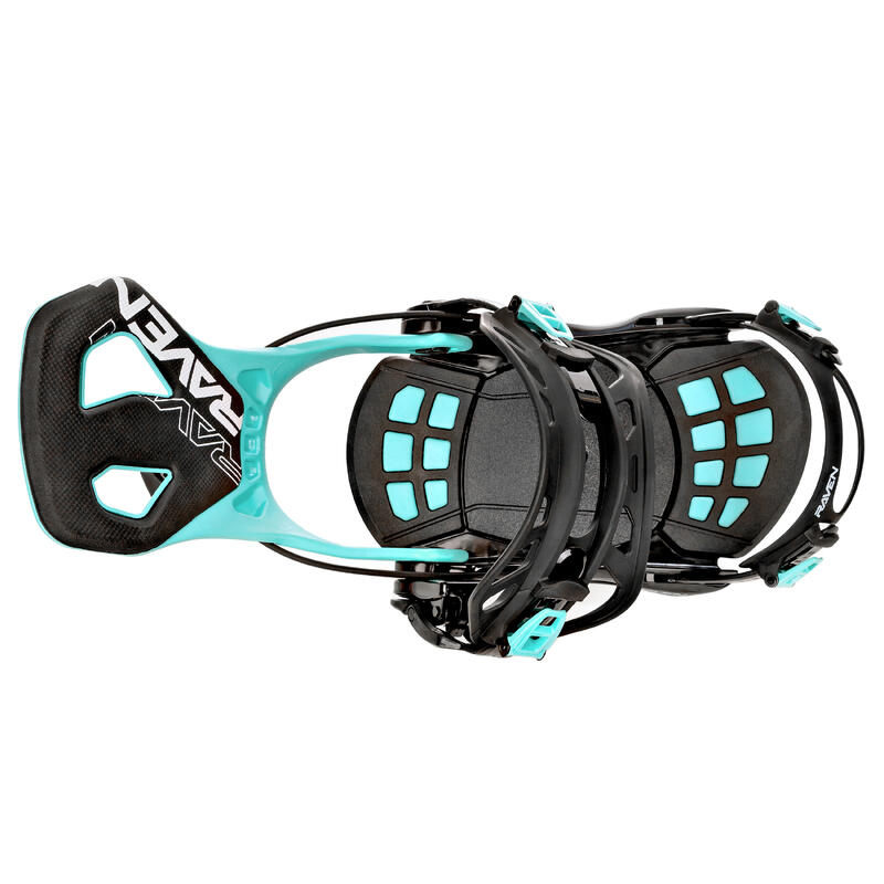 Legaturi Snowboard RAVEN FT360, Turcoaz