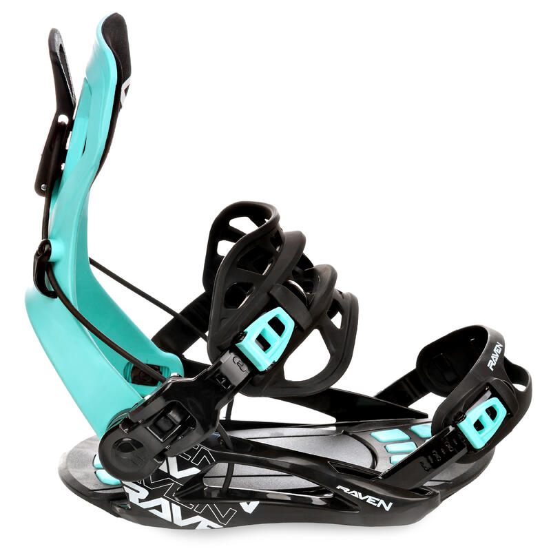 Legaturi Snowboard RAVEN FT360, Turcoaz