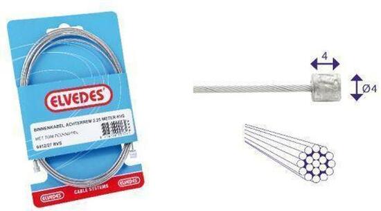 Cavo interno cambio Shimano Elvedes acciaio 3000 mm 11 mm 19 fili.