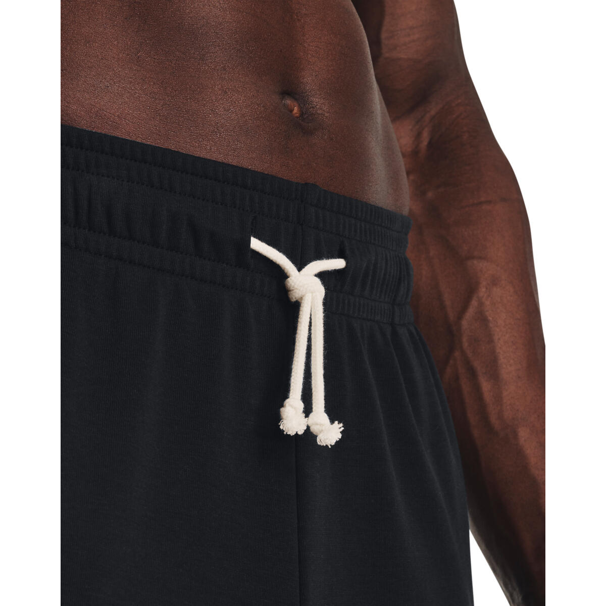 Pantalon Under Armour UA Rival Terry, Noir, Hommes 4/5