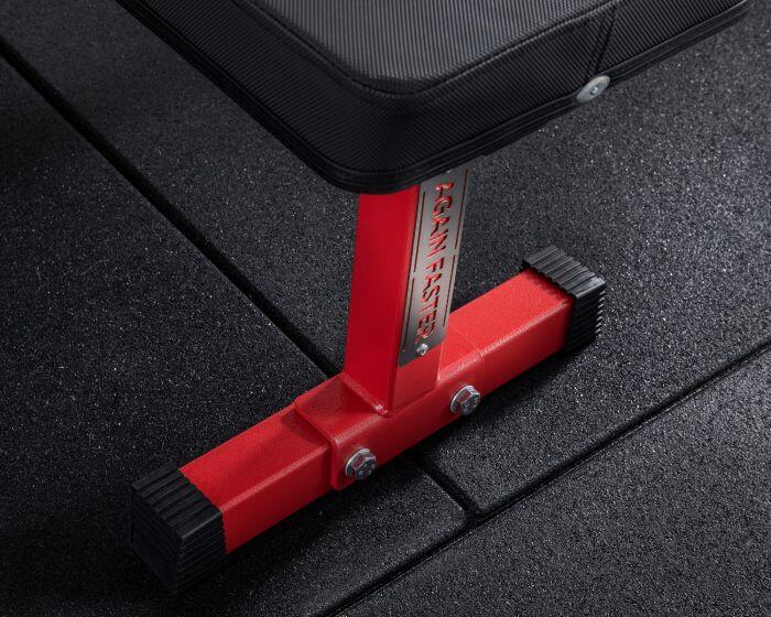 Again Faster® Team Flat Bench - Red 2/2