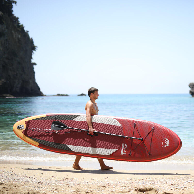 Opblaasbaar SUP board All-Around Advanced met hoog draagvermogen Rood 6/7