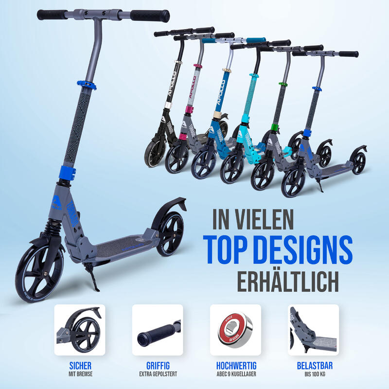 High End Scooter Erwachsene - Tornado 2.0 - City Roller