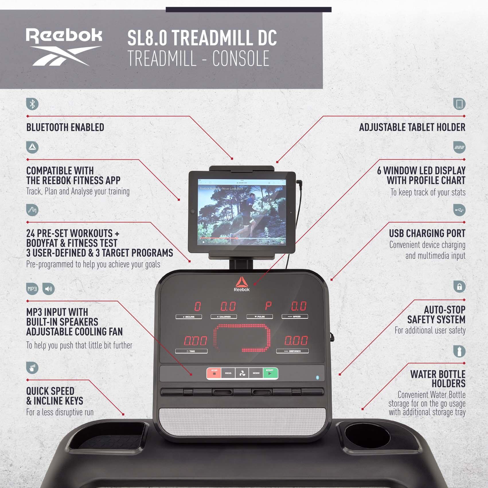 Reebok SL8.0 Treadmill 4/7