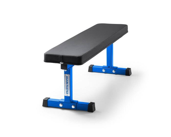 AGAIN FASTER Again Faster® Team Flat Bench - Blue