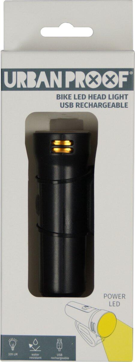 UrbanProof Ultra Bright fanale bici USB ricaricabile 320 lm. 3/4