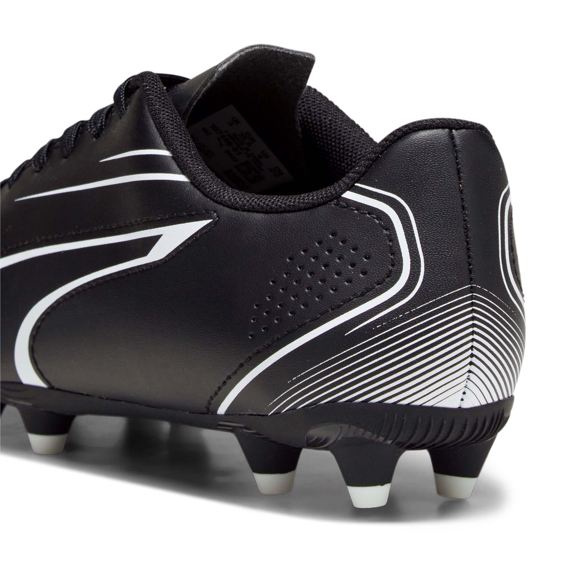 Scarpe calcio ragazzo puma vitoria fg/ag - nero 5/6