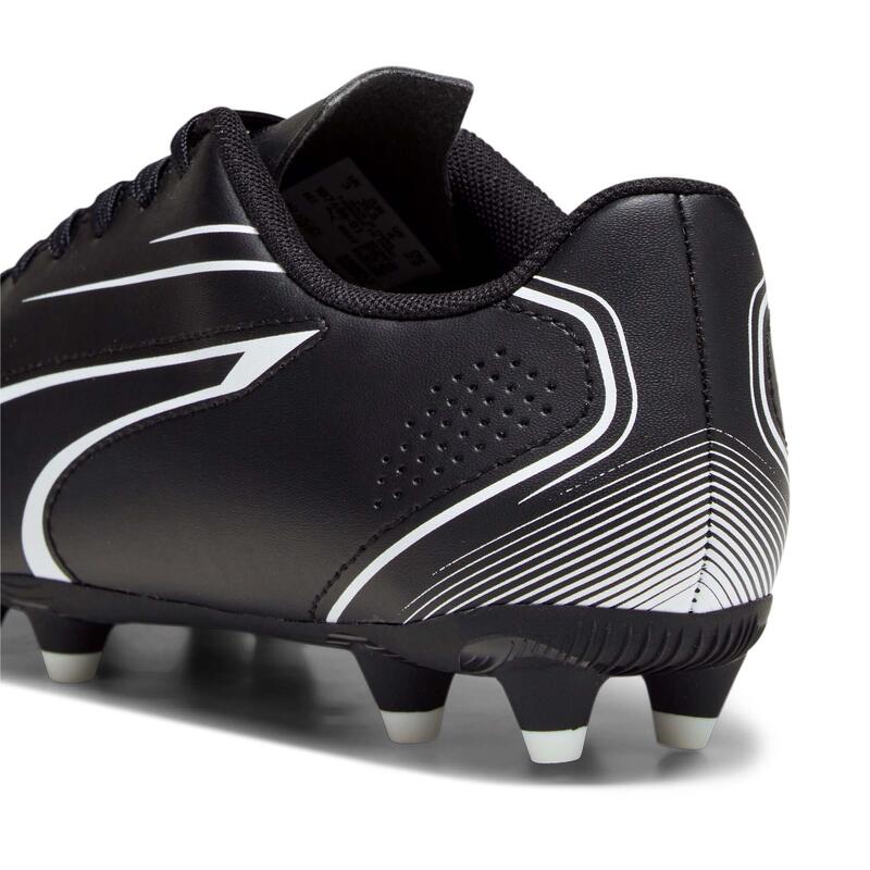 Scarpe calcio ragazzo puma vitoria fg/ag - nero