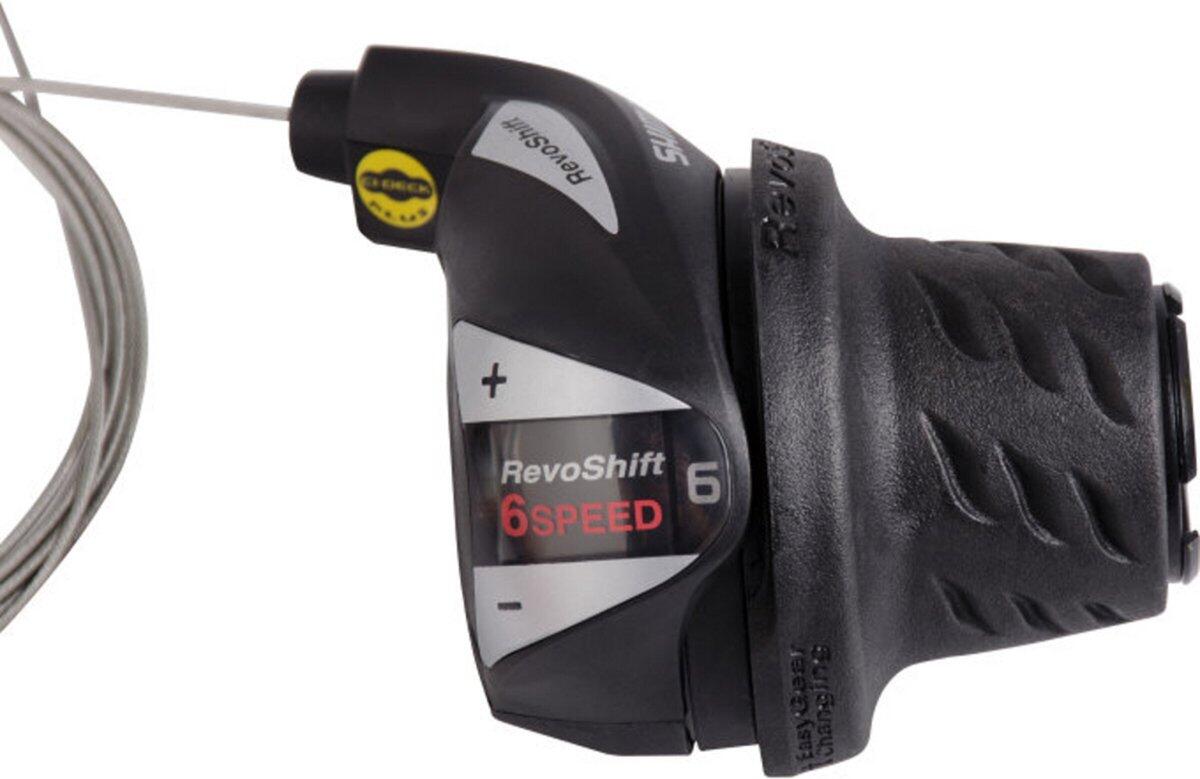 SHIMANO Draaiversteller Rechts 6 Speed Tourney Sl-Rs36 - Zwart/Zilver