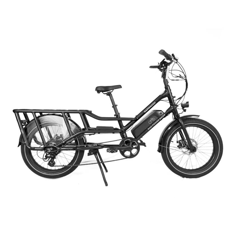 Reconditionné - Vélo électrique Longtail - Wagon 4 Noir - Très bon état