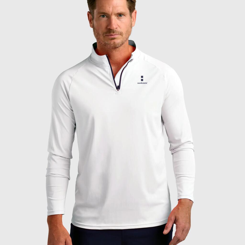 Men's Performance Long Sleeve Tennis/Padel White