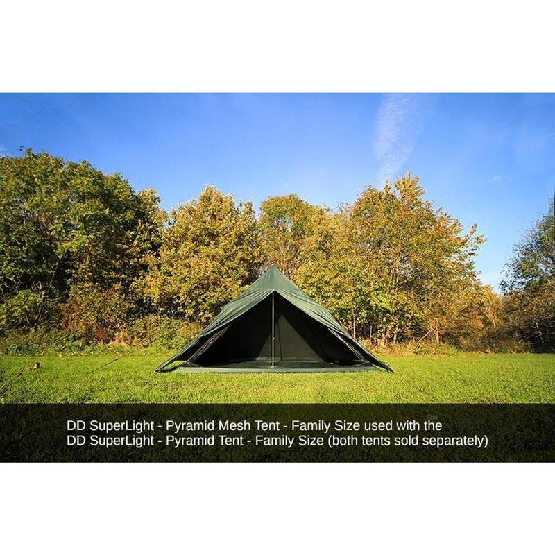 Adapost plasa anti tantari DD Hammocks Superlight Pyramid Mesh 3 4 persoane