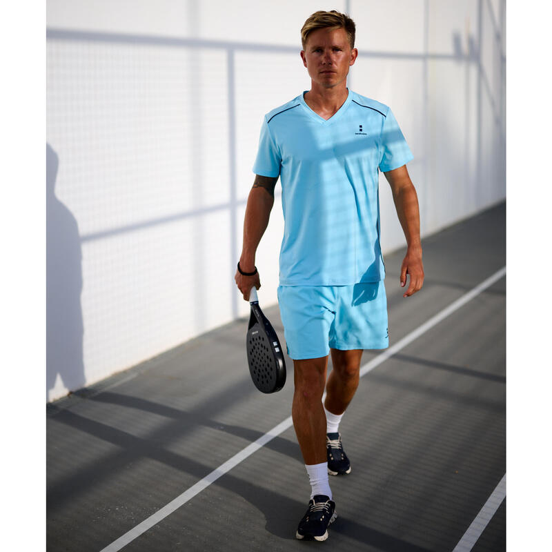 T-shirt de Tennis/Padel Performance Homme Cooling Blue