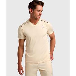 Performance Tennis/Padel T-shirt Heren Yellow Breeze