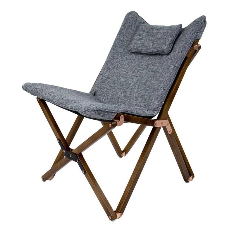 Parasol De Chaise Universel Bo-Camp - 106 Cm Gris - Clip Rapide Pour Presque Toutes Les Chaises