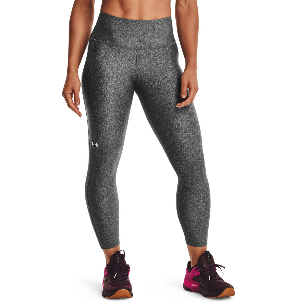Leggings tobilleros grises Under Armour para mujer 3/5
