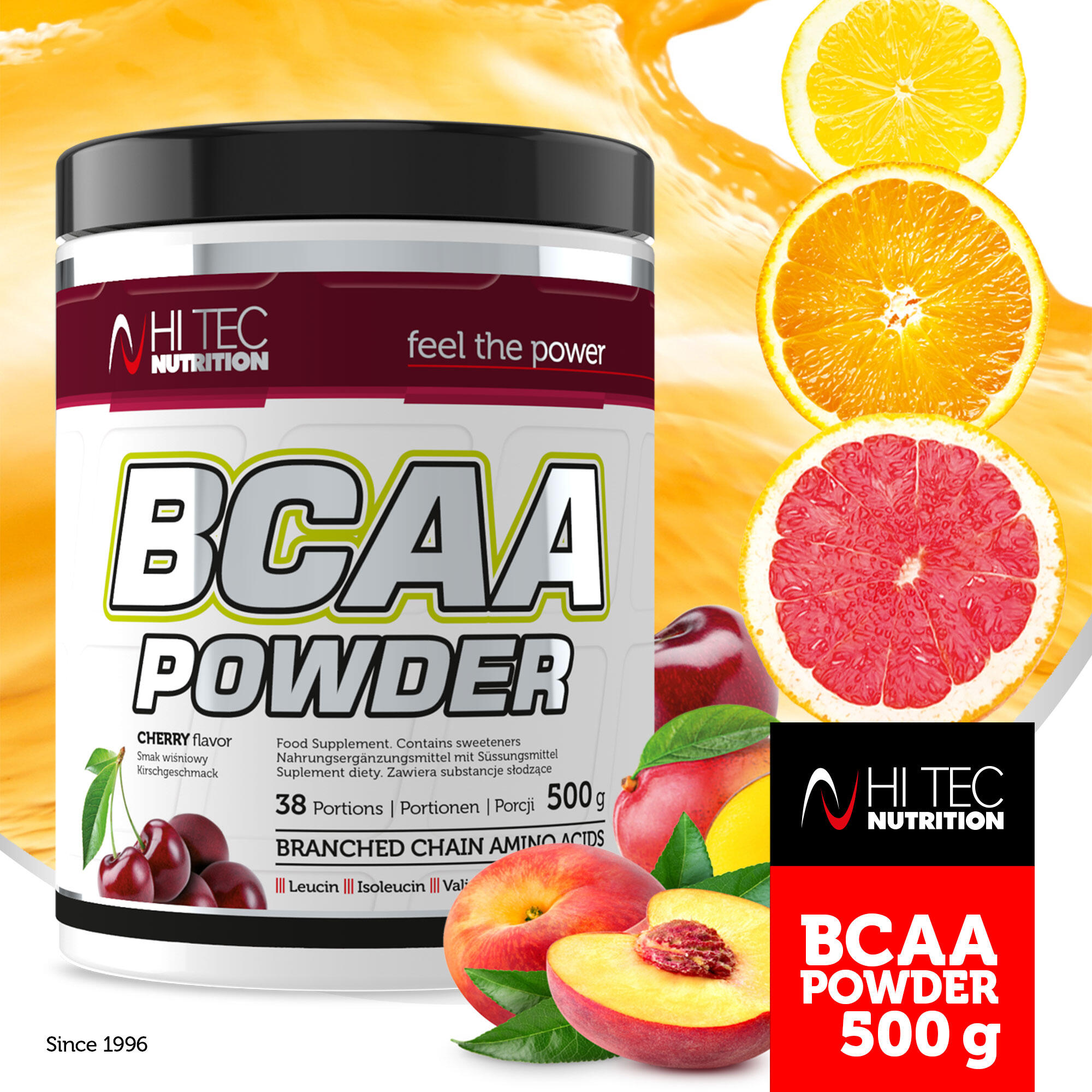 HI TEC BCAA Powder 500g Mango-Melon 2/5