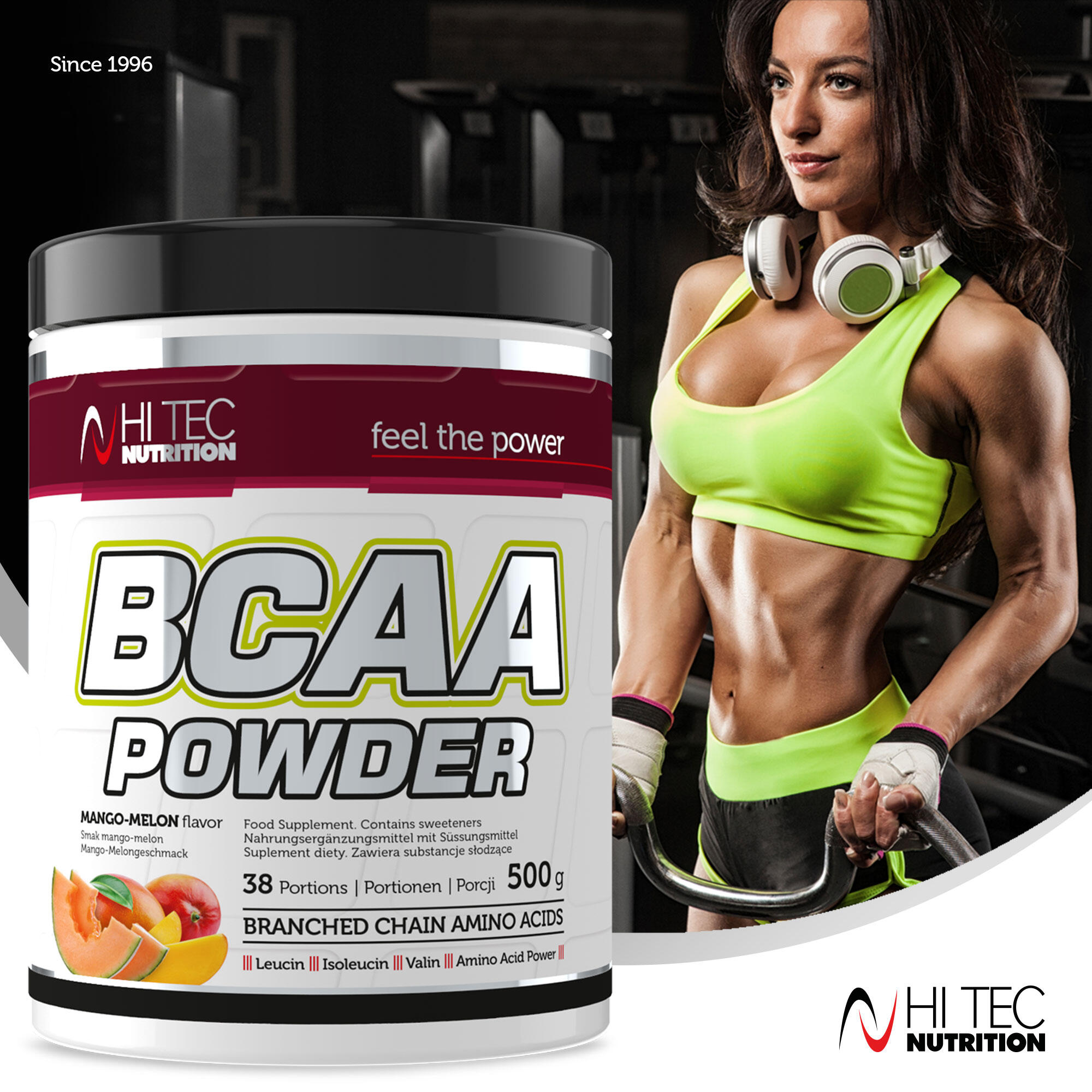 HI TEC BCAA Powder 500g Mango-Melon 5/5