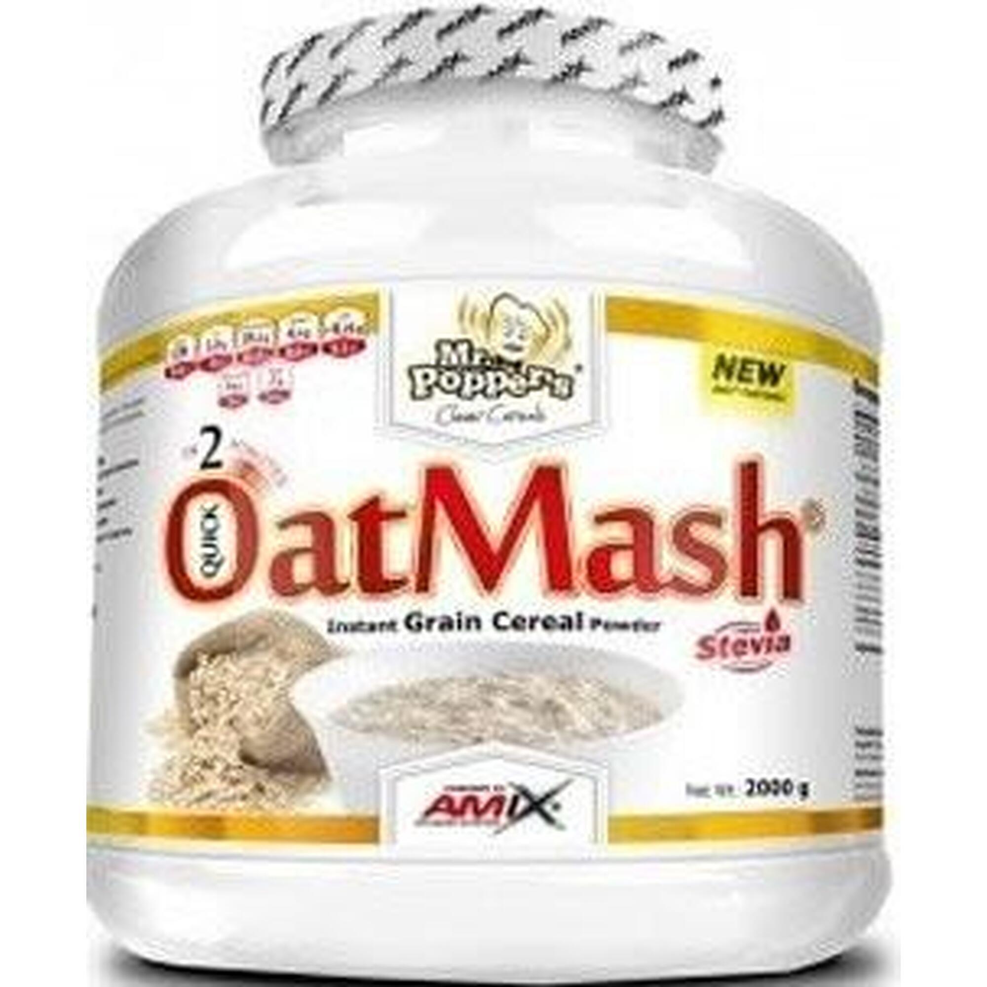 Amix OatMash - Harina de Avena Mr Poppers 2 kg Hidratos Altos en Proteínas