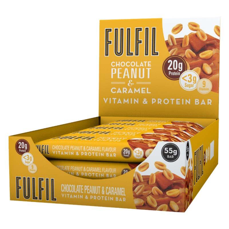 Fulfil Vitamin & Protein Bar 55g x15 Chocolate Peanut & Caramel