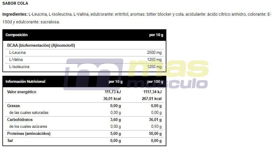 BCAA 5000 Powder - 300g Linha da VitoBest 4/4
