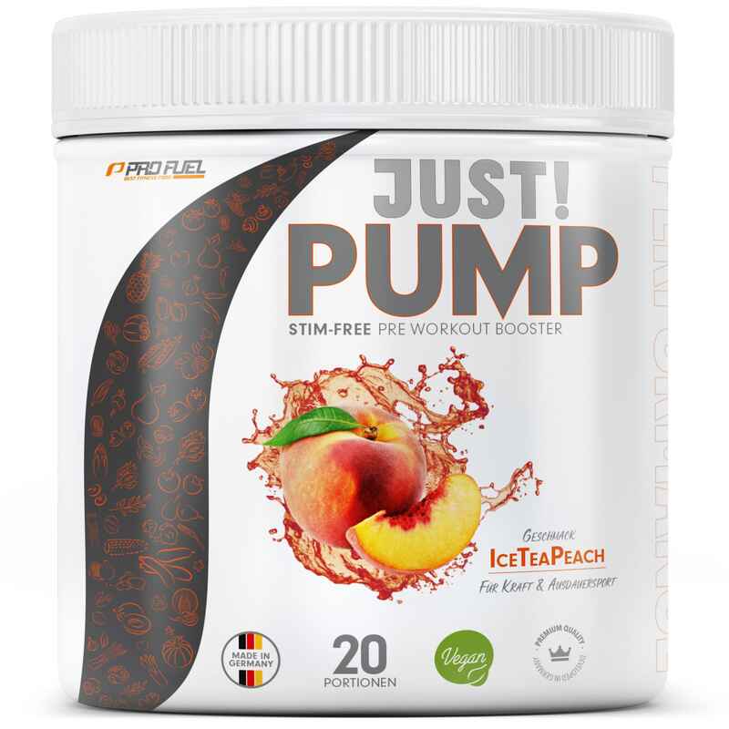 Just! Pump Booster - Ohne Koffein für intensiven Muskelpump (400g)