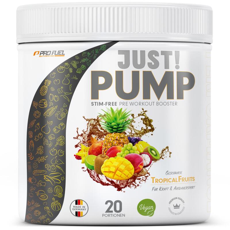 Just! Pump Booster - Ohne Koffein für intensiven Muskelpump (400g)